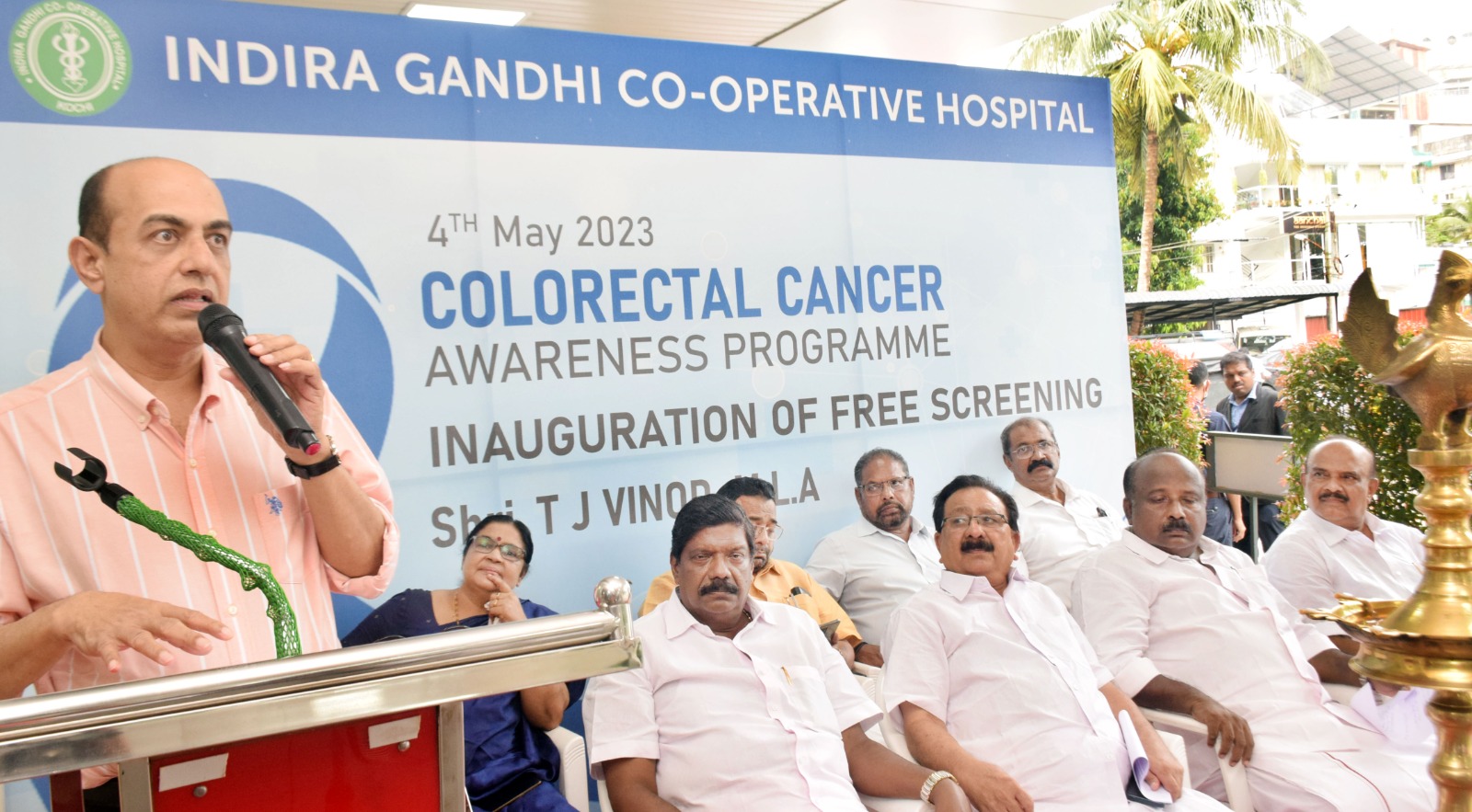 Colorectal cancer awareness at Mission Cancer Care Indiragandhi Co-op Hospital Kadavanthra Kochi