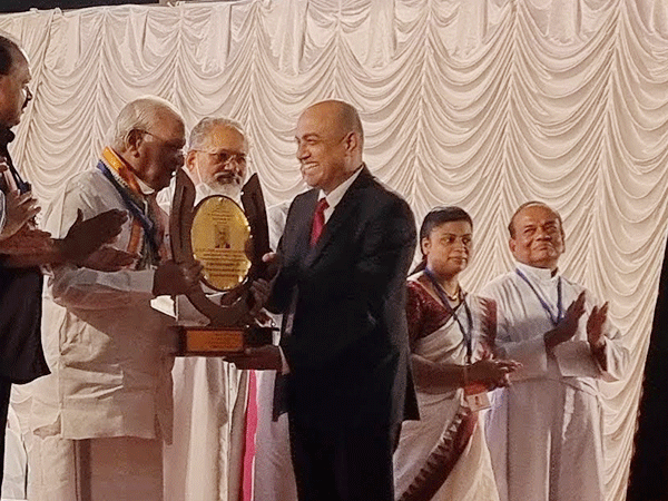 Rashtra deepika award  from hon Governer His Excellency Sri Arif Mohammad Khan